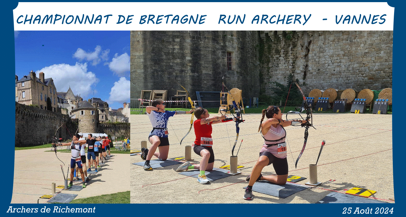 Championnat de Bretagne RUN ARCHERY – 25 août 2024