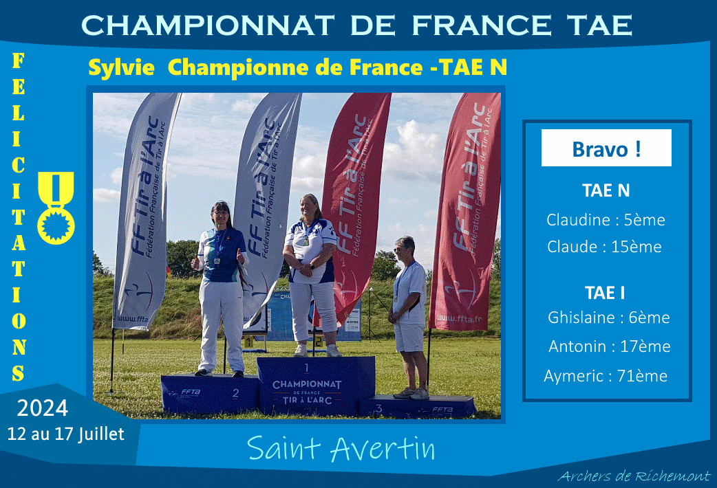 Retour sur le Championnat de France TAE 2024