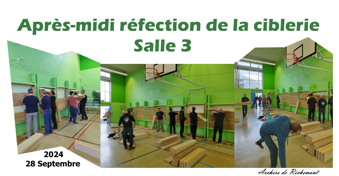 Travaux en salle 3 – 28 septembre 2024