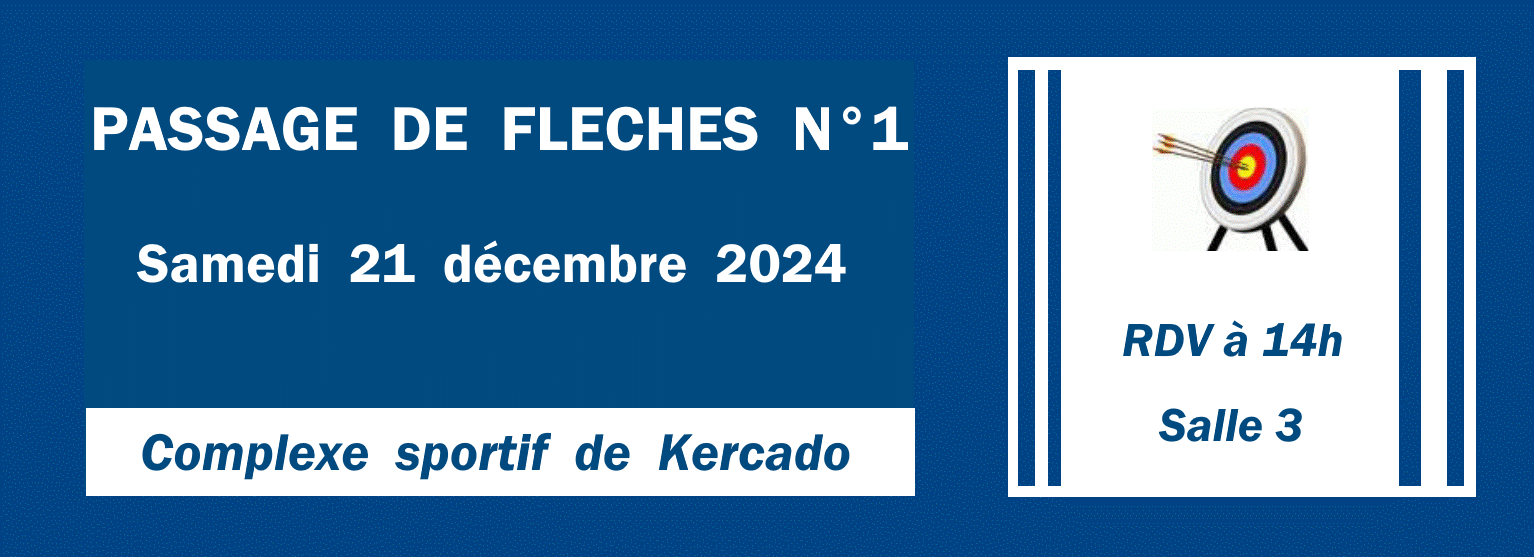 Passage de flèches de progression N°1 – Saison 2025