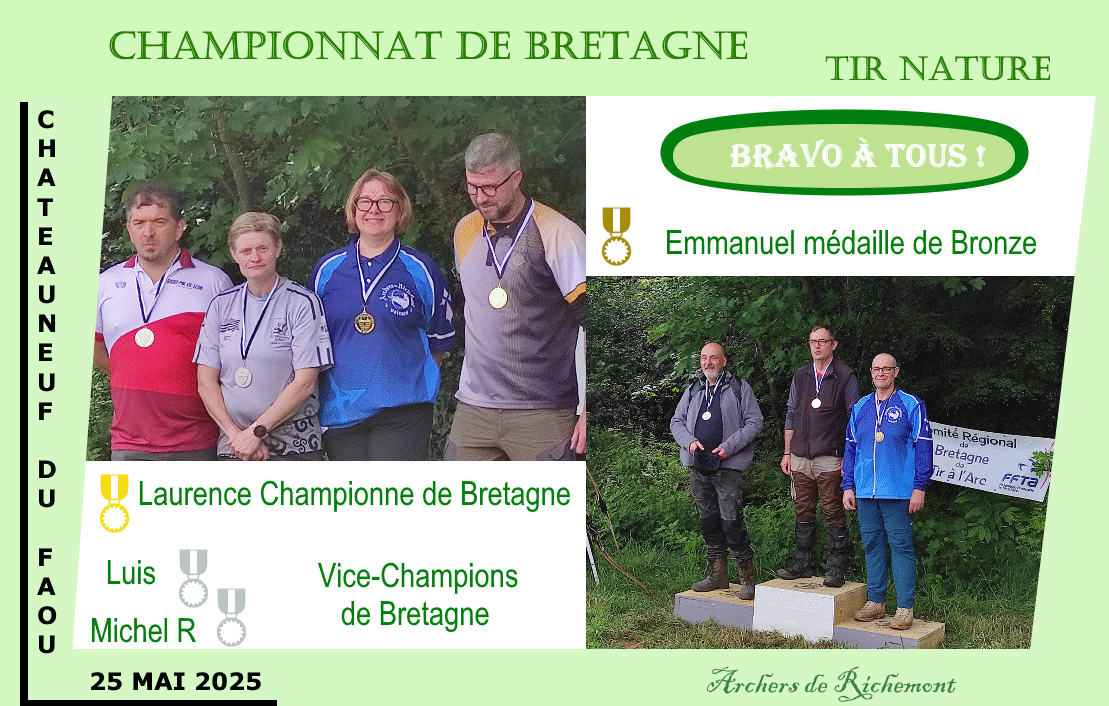 Championnat de Bretagne – Tir Nature – 25 mai 2025