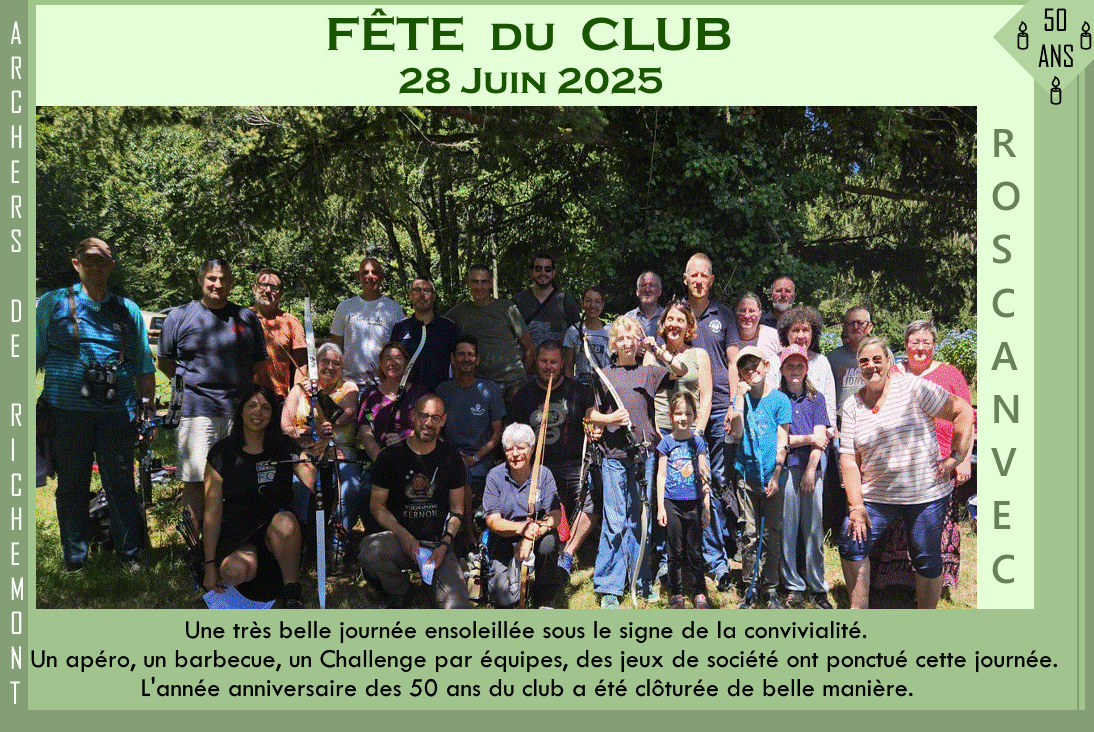 FÊTE DU CLUB – 28 Juin 2025