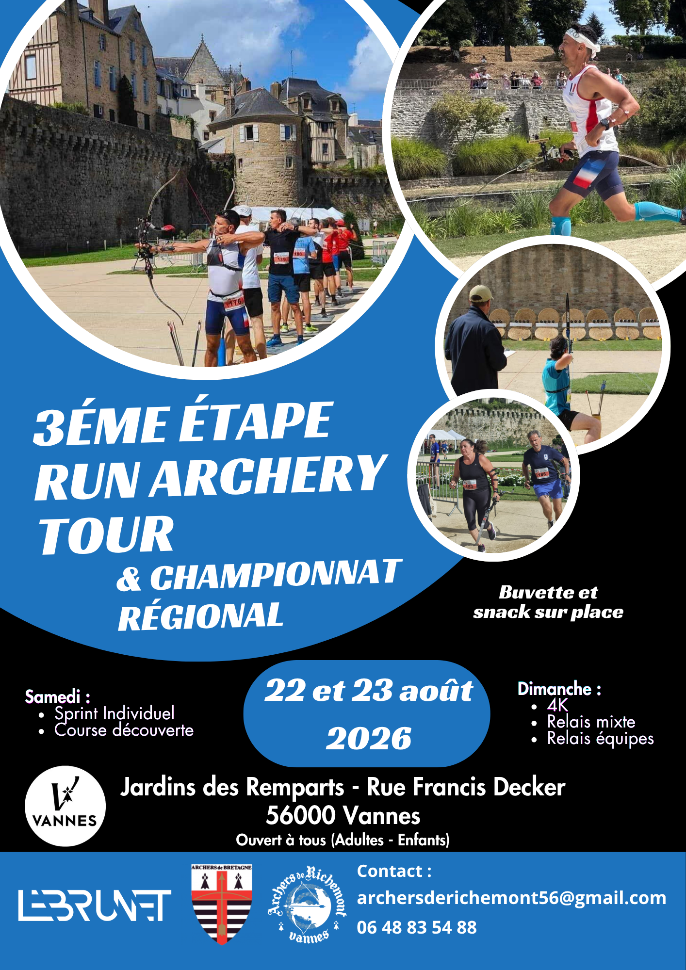 RUN ARCHERY – 22/23 Août 2026 – Vannes